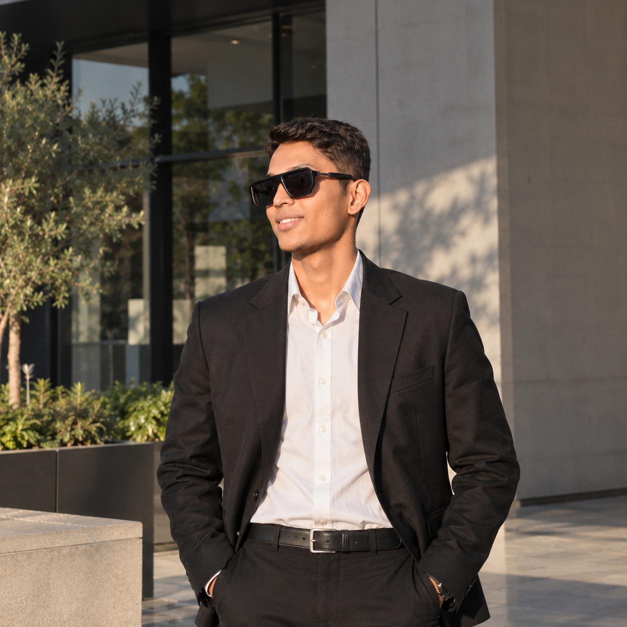 Portrait of Aadil Asif Badhra, founder of RA Studio